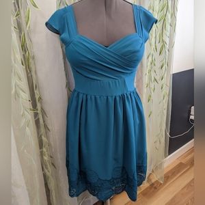 Teal Modcloth Dress